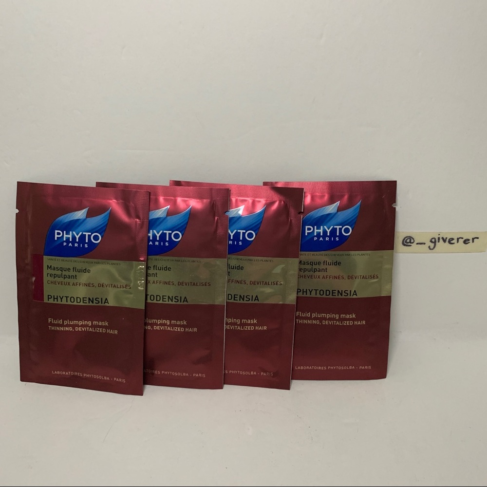 4x PHYTO PHYTODENSIA Fluid Plumping Mask